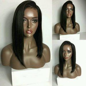 LiN's Brazilian Straight Bob Hair Wig/130 Density,Lace Front 13x4/ Celebrity Style